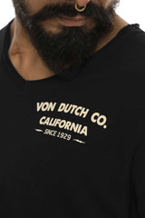 Polo Von Dutch Maille Piquée Noir.