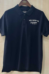 Polo Von Dutch Maille Piquée Noir.