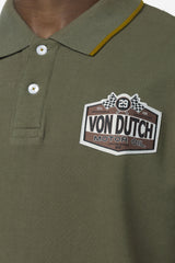 Polo Von Dutch Maille Piquée Kaki