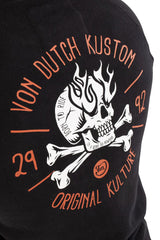 Sweat ML Von Dutch Skul Noir col rond