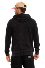 Sweat Zippé Von Dutch à Capuche Anthracite