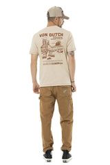 Tee-Shirt Von Dutch Beige Arizo