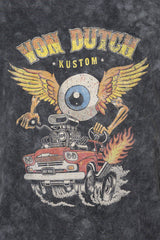 Tee-Shirt Von Dutch Anthracite CARS