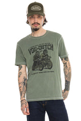Tee-Shirt M/C Von dutch Flesh Kaki