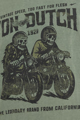 Tee-Shirt M/C Von dutch Flesh Kaki