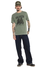 Tee-Shirt M/C Von dutch Flesh Kaki