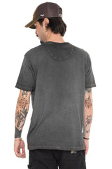 Tee-Shirt M/C Von dutch Gary Anthracite
