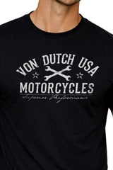Tee-Shirt M/C Von dutch Log5 Black