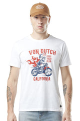 Tee-Shirt Von Dutch Rider Blanc