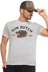 Tee-Shirt M/C Von dutch Wild Kaki