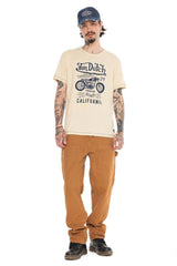 Tee-Shirt M/C Von dutch Zane Beige