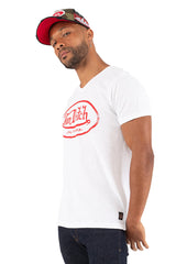 Tee shirt Von Dutch Blanc Col V