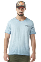 Tee-Shirt Von Dutch Bleu Col V