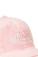 Caquette Von Dutch Baseball Velours Rose