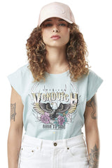 Tee-Shirt Von Dutch  Femme Imprimé Aigle