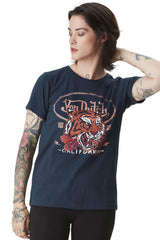Tee-Shirt Von Dutch Col Rond Rug