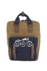 Sac Von Dutch Canvas huile/Denim Sable