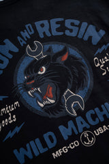 Tee-Shirt M/C Iron And Resin Wild Machines Black
