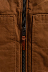 Gilet S/M Iron And Resin Cognac