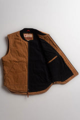 Gilet S/M Iron And Resin Cognac