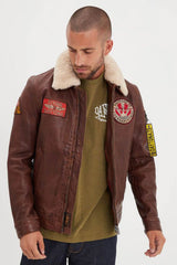 Blouson Aviateur Daytona Dark Cognac