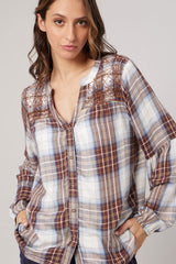 Chemise Deeluxe Izélia à Carreaux