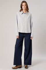 Chemise Rayée Deeluxe Holmy Blue