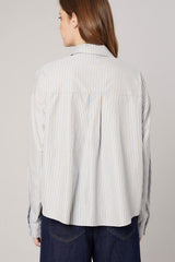 Chemise Rayée Deeluxe Holmy Blue