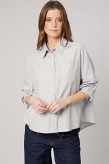 Chemise Rayée Deeluxe Holmy Blue