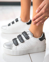 Sneakers Femme Irisé Croco