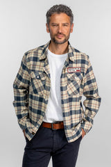 Chemise M/L à carreaux  Daytona en Flanelle