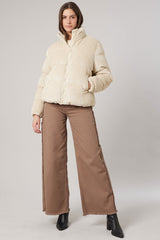 Blouson Deeluxe Velours Noëlia Cream