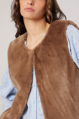 Gilet S/M Deeluxe Fuzzy Brown