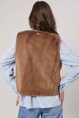 Gilet S/M Deeluxe Fuzzy Brown