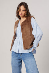 Gilet S/M Deeluxe Fuzzy Brown