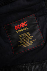 Blouson Homme Biker  ACDC Cuir Black