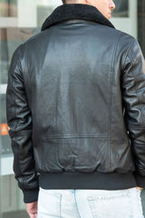 Blouson Aviateur Homme en cuir Brown