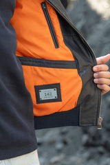 Blouson Homme Nasa Colombia en Cuir Navy