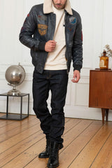 Blouson Aviateur Mythic Navy