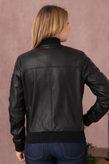 Blouson Cuir Nagano Black