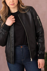 Blouson Cuir Nagano Black