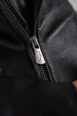 Blouson Homme Biker  ACDC Cuir Black