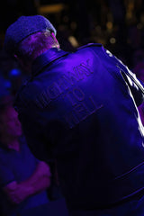 Blouson Homme Biker  ACDC Cuir Black