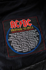 Blouson Homme Biker  ACDC Cuir Black