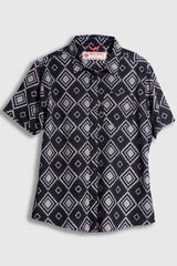 Chemise M/C Iron And Resin Navy