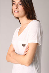 Tee-shirt M/C Deeluxe Kellie Blanc