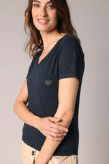 Tee-shirt M/C Deeluxe Kellie Black