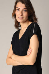 Tee-shirt Deeluxe M/C Kriva Noir