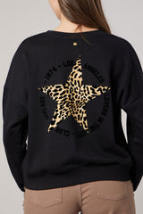 Pull Deeluxe Leostar Col Rond Black