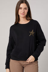 Pull Deeluxe Leostar Col Rond Black